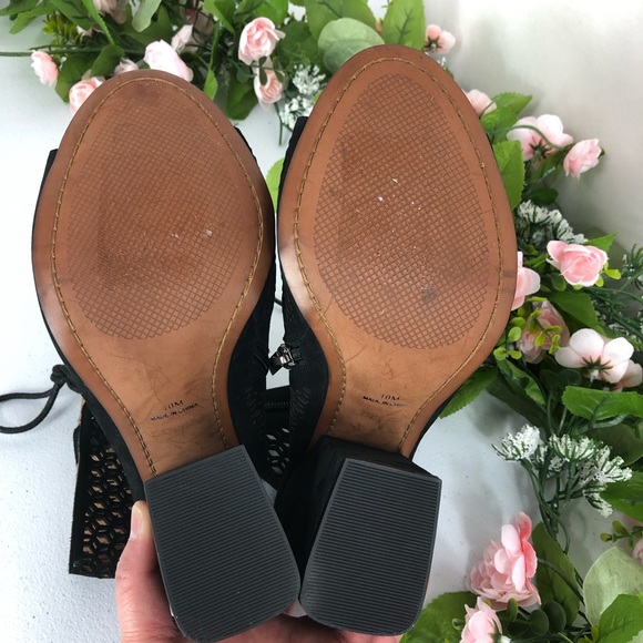 Paolo laser cut style black shoes size 10M (#9) - Picture 8 of 8